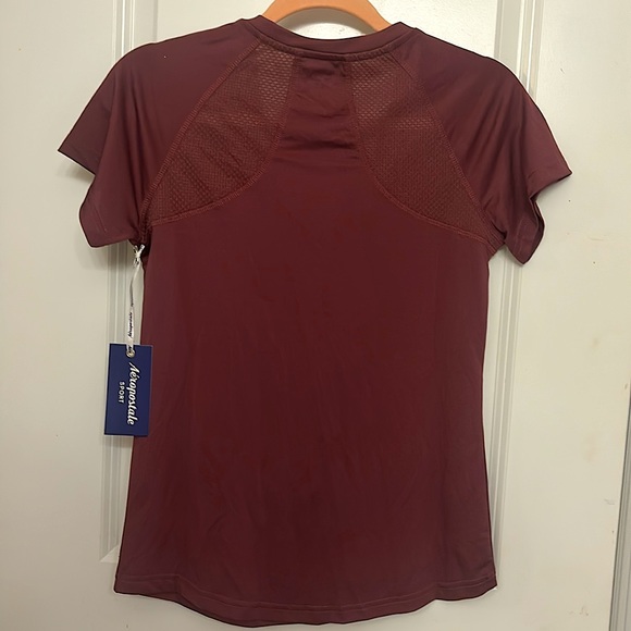 🆕 Aeropostale Aero Sport Womens Airy Mesh Logo Activewear T-Shirt (Mult. Sizes) - Picture 2 of 7